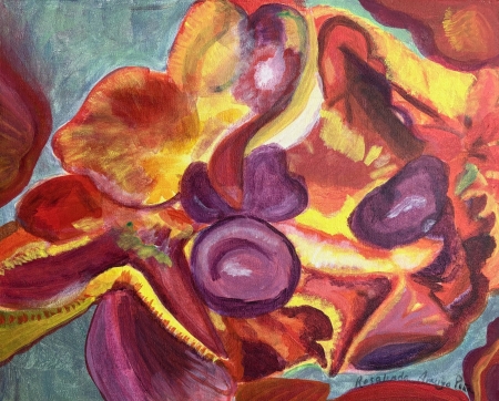 Wild Mushrooms by artist Rosalinda Peña